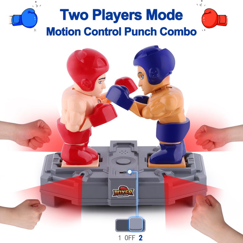 iPlay, iLearn Electronic Boxing Toys, RC Fighting Robots, Kid Board Games, Wrestling Battle Bots, Interactive Punching Boxer, Indoor Sports Playset, Cool Birthday Gift 3 4 5 6 7 8-12 Year Old Boy Teen - Image 3